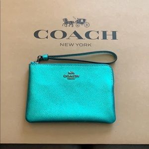 Coach Metallic Wristlet-NWT